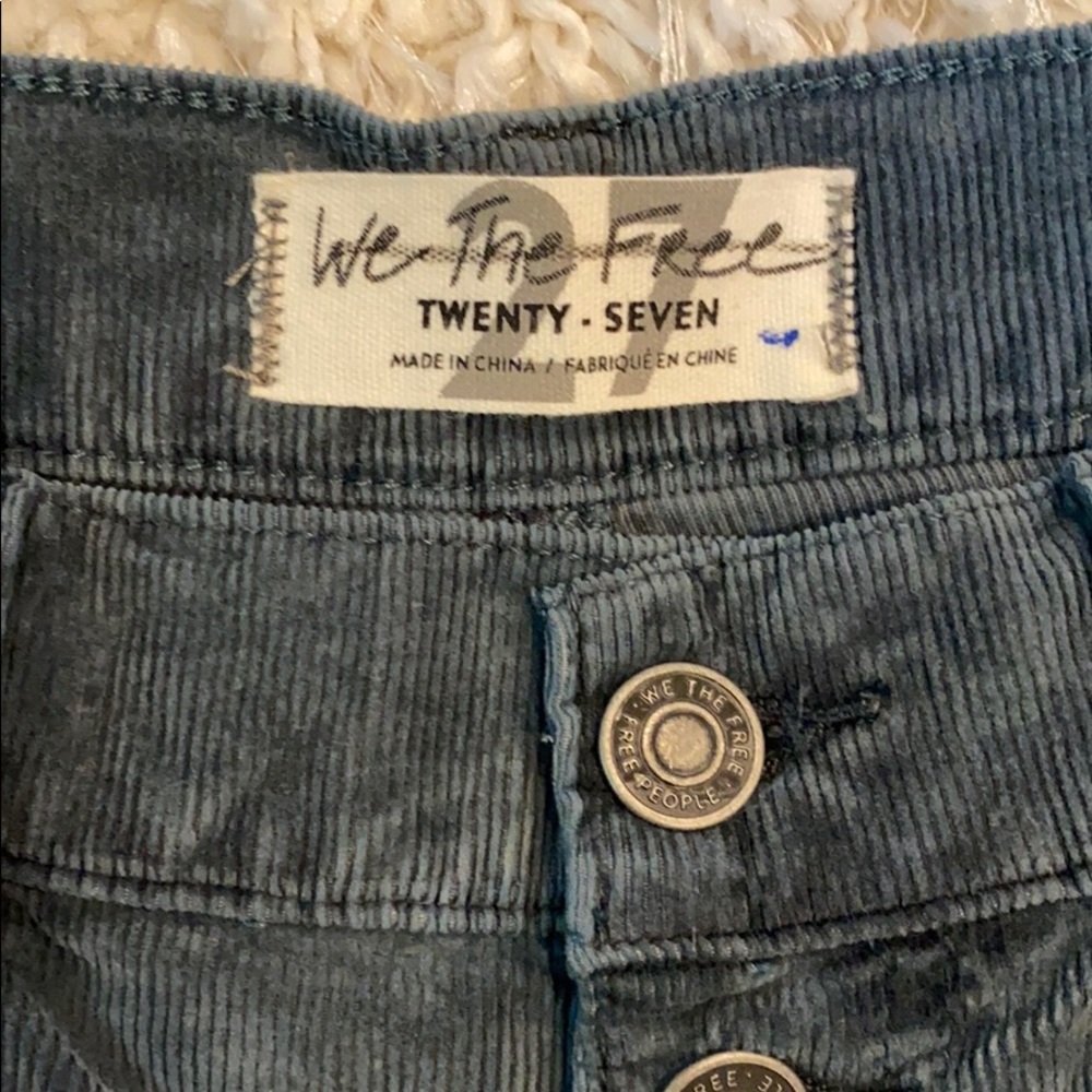 NWT Free People Sun Chaser Skinny Cord Pants 27 - Picture 12 of 13